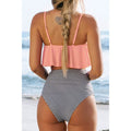 Women's High Waisted Falbala Bikini Set by DailySale
