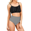 Women's High Waisted Falbala Bikini Set by DailySale