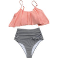 Women's High Waisted Falbala Bikini Set by DailySale