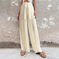 Women's High-Waisted Straight-Leg Strappy Pants by DailySale