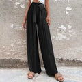 Women's High-Waisted Straight-Leg Strappy Pants by DailySale
