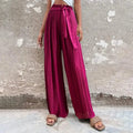 Women's High-Waisted Straight-Leg Strappy Pants by DailySale
