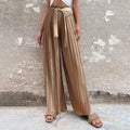 Women's High-Waisted Straight-Leg Strappy Pants by DailySale