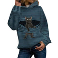 Women's Hoodie Pullover Cat Graphic Casual Daily Basic Hoodies Sweatshirts by DailySale