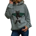 Women's Hoodie Pullover Cat Graphic Casual Daily Basic Hoodies Sweatshirts by DailySale