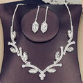 Women's Hoop Earrings and Necklace by DailySale