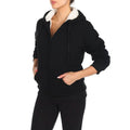 Women's Inner and Outer Sherpa Hoodie Sweatshirt Jacket by DailySale