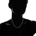 Women's Italian Rolo Link Chain in Solid Sterling Silver by DailySale
