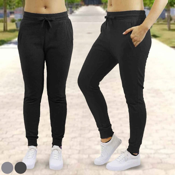 Women's Jogger Sweatpants French Terry Skinny-Fit - Assorted Pack Sizes by DailySale