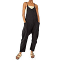 Women's Jumpsuit Maternity Solid Color V Neck Regular Fit Sleeveless by DailySale