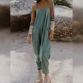 Women's Jumpsuit Maternity Solid Color V Neck Regular Fit Sleeveless by DailySale