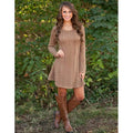 Womens Knitted Crewneck Sweater Dress by DailySale