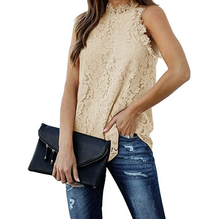 Women's Lace Crochet Hollow Out Tank Top by DailySale