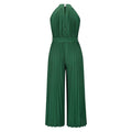 Women's Lace-Up Halter Casual Wide-Leg Jumpsuit by DailySale