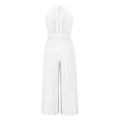 Women's Lace-Up Halter Casual Wide-Leg Jumpsuit by DailySale