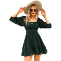 Women's Lantern Sleeve Tie Back Mini Dress by DailySale