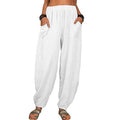 Women's Linen High Waist Wide Leg Pants by DailySale