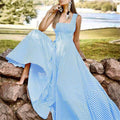 Women's Long A Line Striped Maxi Dress by DailySale