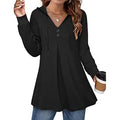 Women's Long Sleeve Hooded Tunic Tops by DailySale