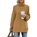 Women's Long Sleeve Knit Pullover Chunky Turtleneck Sweater Top by DailySale
