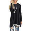 Women's Long Sleeve Lace Panel Top by DailySale