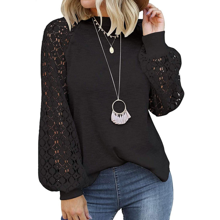 Women's Long Sleeve Lace Top by DailySale