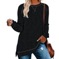 Women's Long Sleeve Loose Casual Autumn Pullover Side Slit Tunic Top by DailySale
