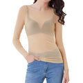 Women's Long Sleeve Sheer Mesh Sheer Top by DailySale