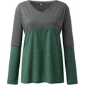 Women's Long Sleeve V Neck Loose Basic Shirt by DailySale