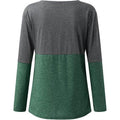 Women's Long Sleeve V Neck Loose Basic Shirt by DailySale
