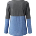Women's Long Sleeve V Neck Loose Basic Shirt by DailySale