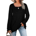Women's Long Sleeve V Neck Sweater Tops by DailySale