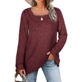 Women's Long Sleeve V Neck Sweater Tops by DailySale