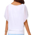 Women's Loose Casual Short Sleeve Chiffon Top T-Shirt Blouse by DailySale