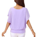 Women's Loose Casual Short Sleeve Chiffon Top T-Shirt Blouse by DailySale