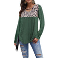 Womens Loose Tops Long Sleeve Tunic Color Block Casual Shirts by DailySale