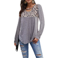 Womens Loose Tops Long Sleeve Tunic Color Block Casual Shirts by DailySale
