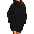 Women's Loose Turtleneck Oversize Long Pullover Sweater Dress by DailySale