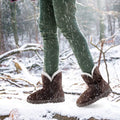 Womens Mid-Calf Winter Shoes with Anti Slip Rubber Base Bowknot by DailySale