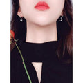Women's Moon Star Pendant Small Hoop Earrings by DailySale