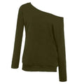 Women's New Fashion Style One Shoulder Soft Long Sleeve Top by DailySale
