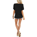 Women's Off Shoulder Button Down Short Sleeve Shirt by DailySale