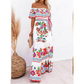 Women's Off Shoulder Print Dress by DailySale