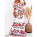 Women's Off Shoulder Print Dress by DailySale