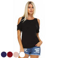 Women's Open-Shoulder Short Sleeve Top - Assorted Sizes by DailySale