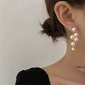 Women's Pearl Alloy Stud Earrings by DailySale