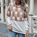 Women's Plaid Casual Daily Sports Other Prints Streetwear Hoodies by DailySale