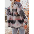 Women's Plaid Long Sleeve Button Down Collar Coat by DailySale