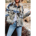 Women's Plaid Long Sleeve Button Down Collar Coat by DailySale