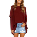 Women's Plain Oversized Loose Fitting Tunic Top by DailySale